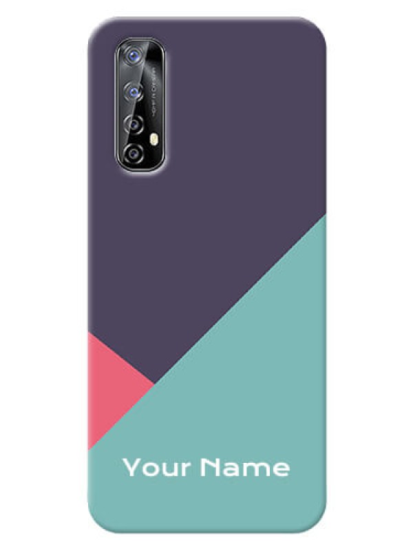 Custom Realme Narzo 20 Pro Custom Phone Cases: Tri Color abstract Design