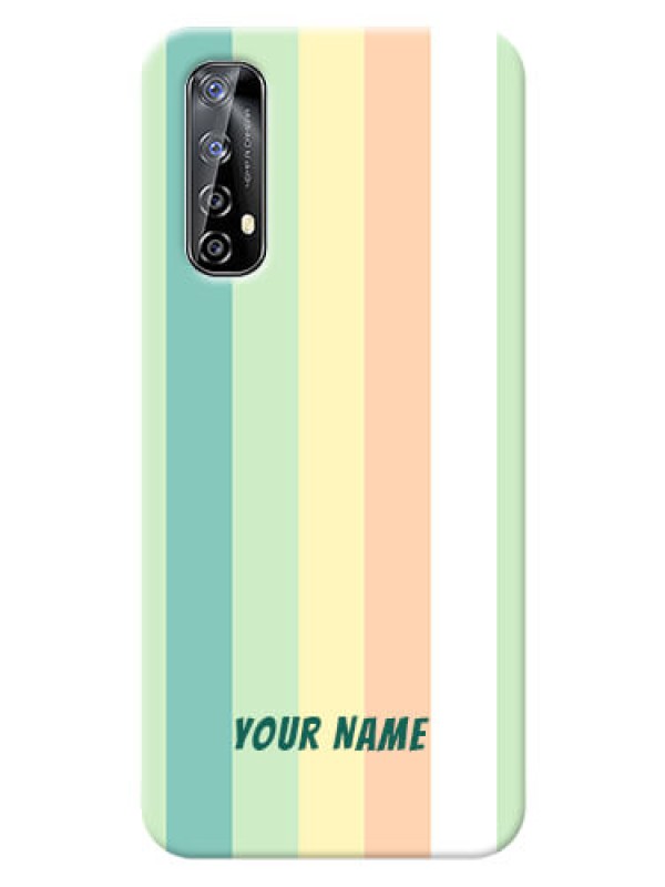 Custom Realme Narzo 20 Pro Back Covers: Multi-colour Stripes Design