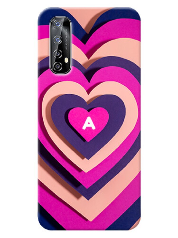 Custom Realme Narzo 20 Pro Custom Mobile Case with Cute Heart Pattern Design