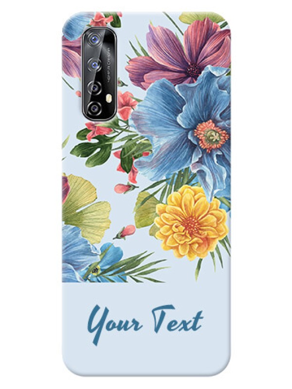 Custom Realme Narzo 20 Pro Custom Phone Cases: Stunning Watercolored Flowers Painting Design