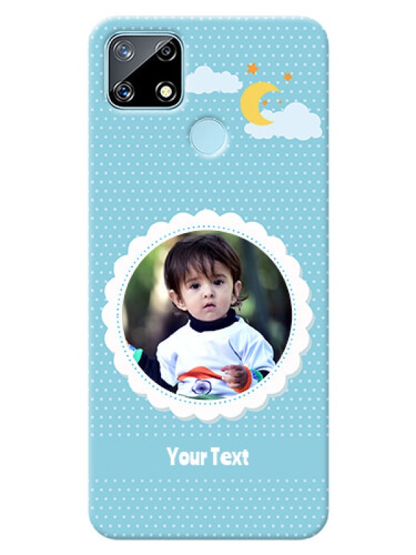 Custom Realme Narzo 20 mobile cases online: violet Pattern Design