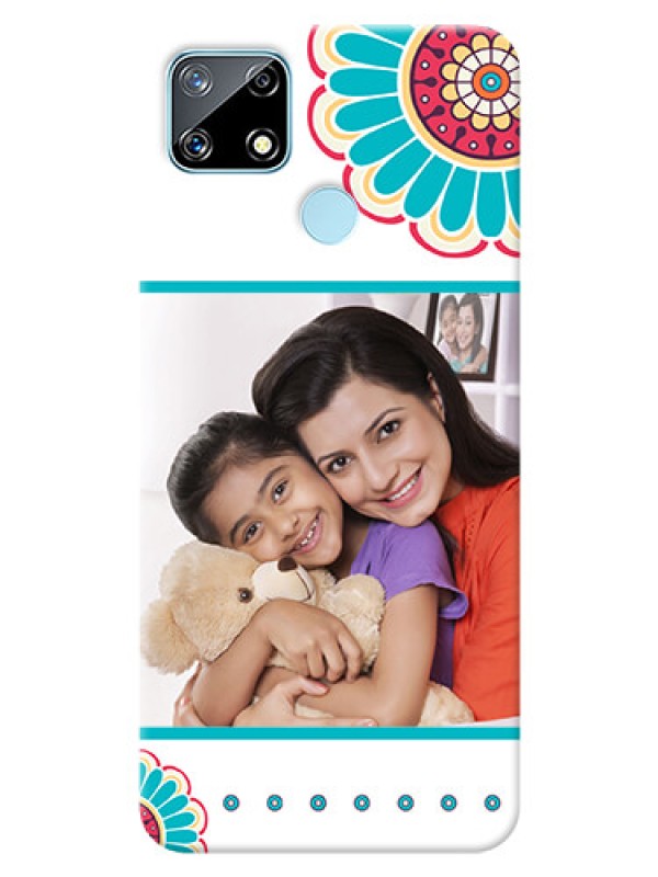 Custom Realme Narzo 20 custom mobile phone cases: Flower Design