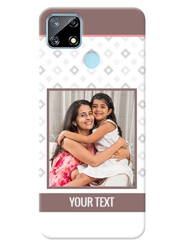 Custom Realme Narzo 20 custom back covers: Simple Diamond Design