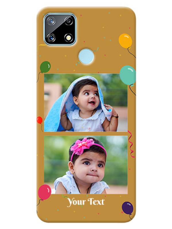 Custom Realme Narzo 20 Phone Covers: Image Holder with Birthday Celebrations Design
