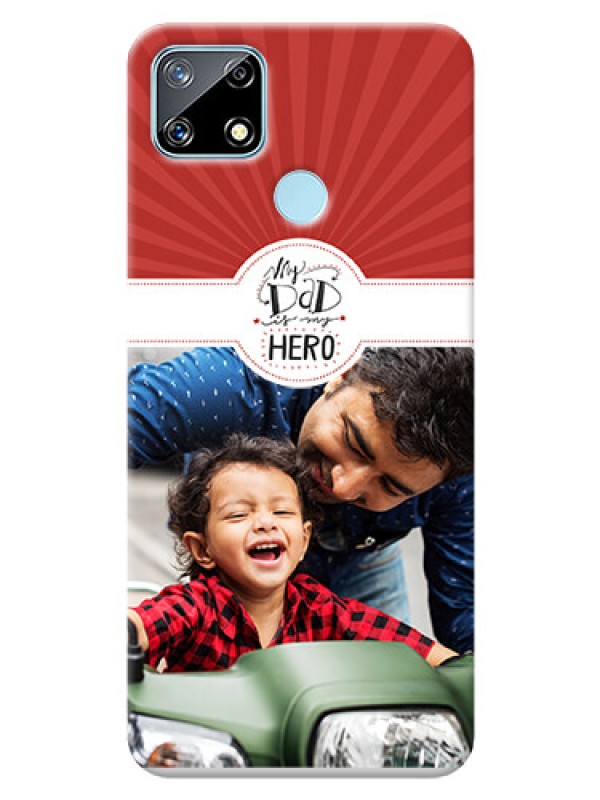 Custom Realme Narzo 20 custom mobile phone cases: My Dad Hero Design
