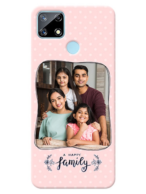 Custom Realme Narzo 20 Personalized Phone Cases: Family with Dots Design