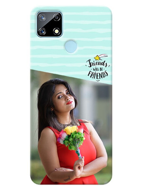 Custom Realme Narzo 20 Mobile Back Covers: Friends Picture Icon Design