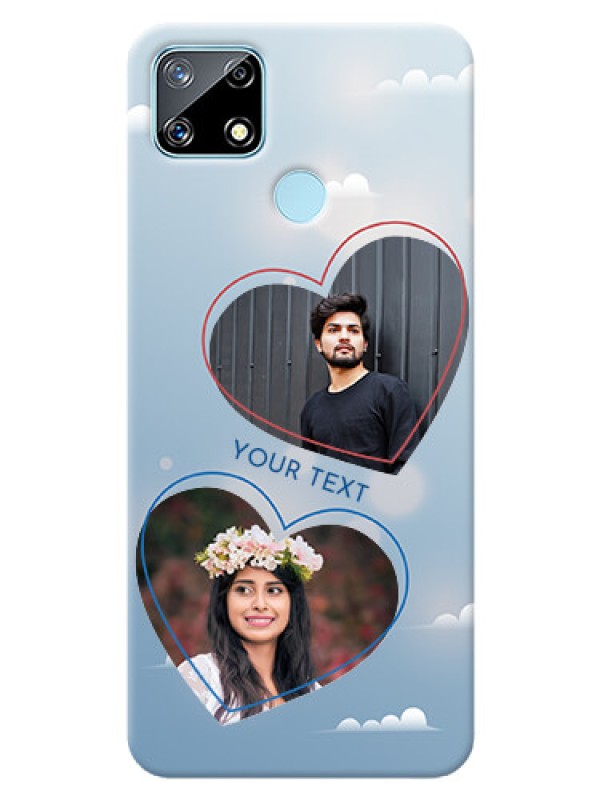 Custom Realme Narzo 20 Phone Cases: Blue Color Couple Design 