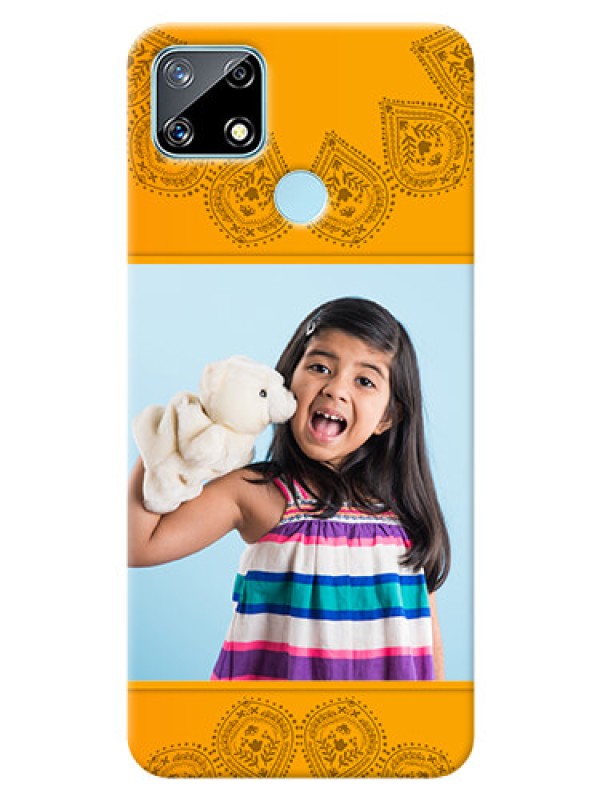 Custom Realme Narzo 20 custom mobile back covers: Photo Wedding Design 