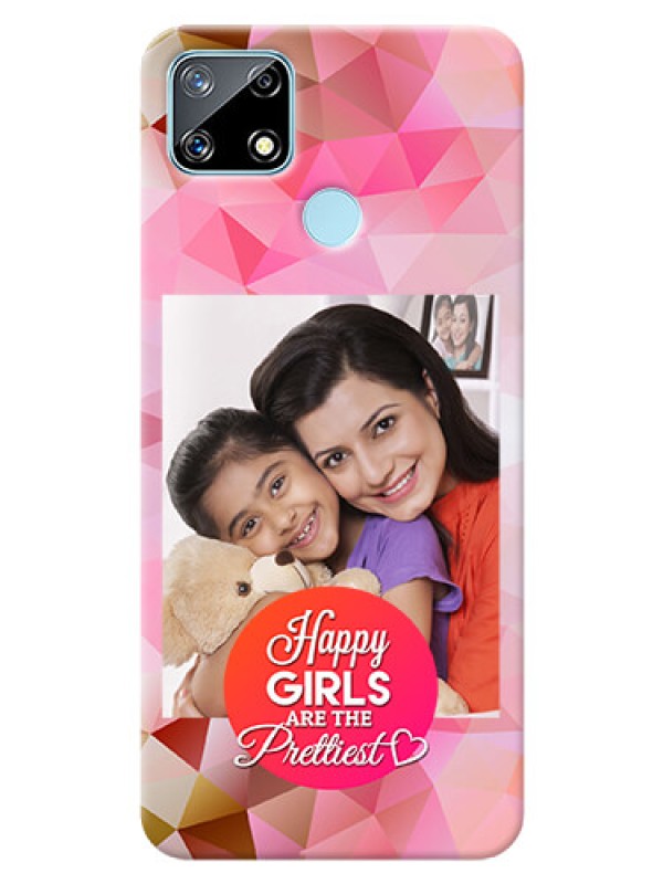 Custom Realme Narzo 20 Personalized Phone Covers: Abstract Triangle Design