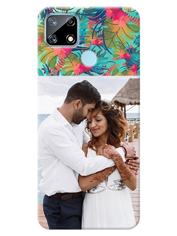 Custom Realme Narzo 20 Personalized Phone Cases: Watercolor Floral Design