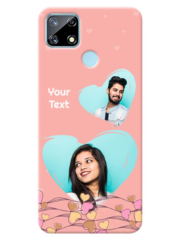 Custom Realme Narzo 20 customized phone cases: Love Doodle Design