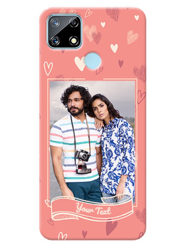 Custom Realme Narzo 20 custom mobile phone cases: love doodle art Design