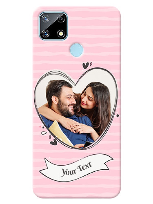 Custom Realme Narzo 20 custom mobile phone covers: Vintage Heart Design