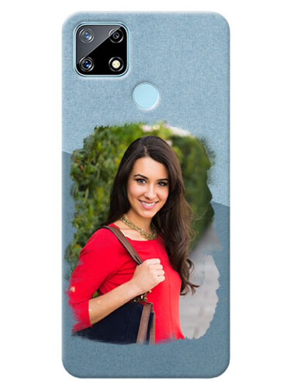 Custom Realme Narzo 20 custom mobile phone covers: Grunge Line Art Design