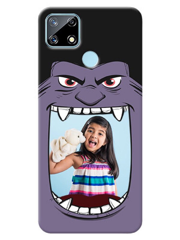 Custom Realme Narzo 20 Personalised Phone Covers: Angry Monster Design