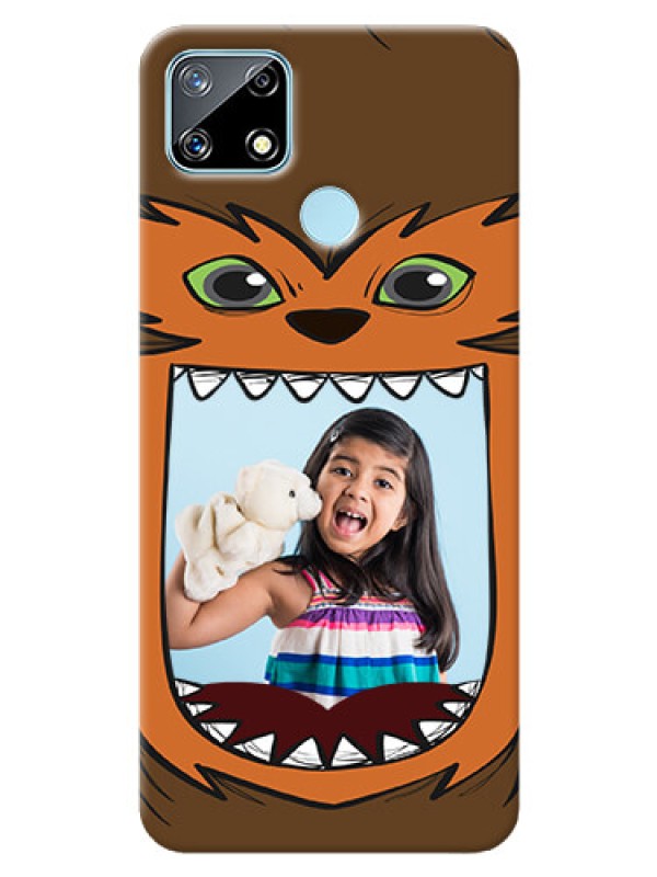 Custom Realme Narzo 20 Phone Covers: Owl Monster Back Case Design