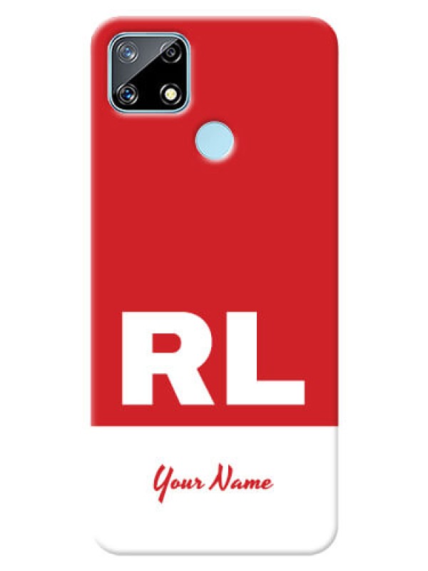 Custom Realme Narzo 20 Custom Phone Cases: dual tone custom text Design