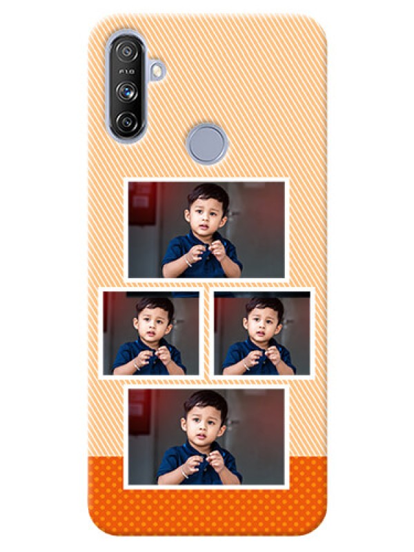 Custom Realme Narzo 20A Mobile Back Covers: Bulk Photos Upload Design