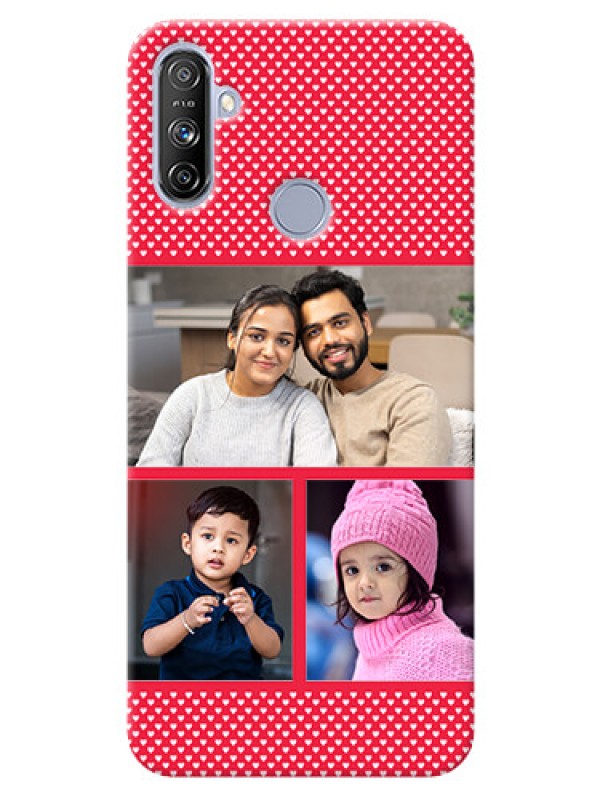 Custom Realme Narzo 20A mobile back covers online: Bulk Pic Upload Design