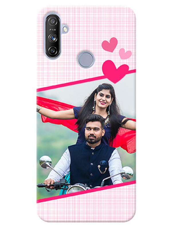 Custom Realme Narzo 20A Personalised Phone Cases: Love Shape Heart Design