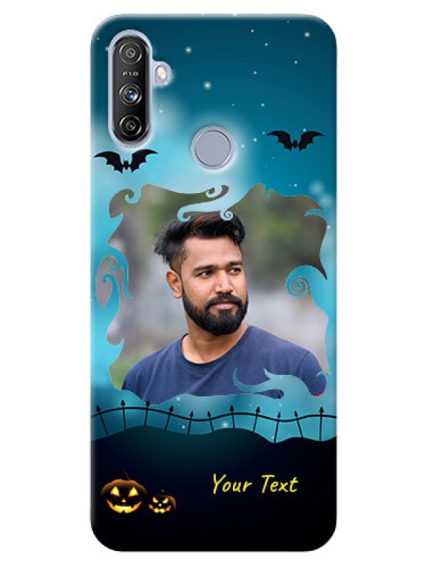 Custom Realme Narzo 20A Personalised Phone Cases: Halloween frame design
