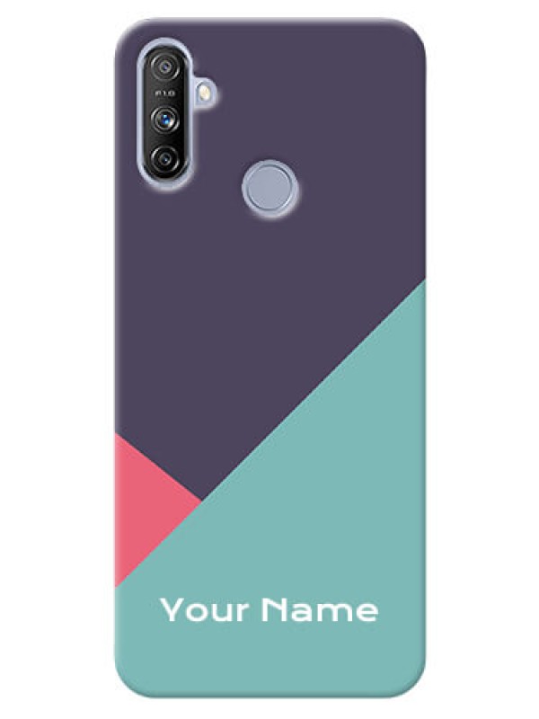 Custom Realme Narzo 20A Custom Phone Cases: Tri Color abstract Design