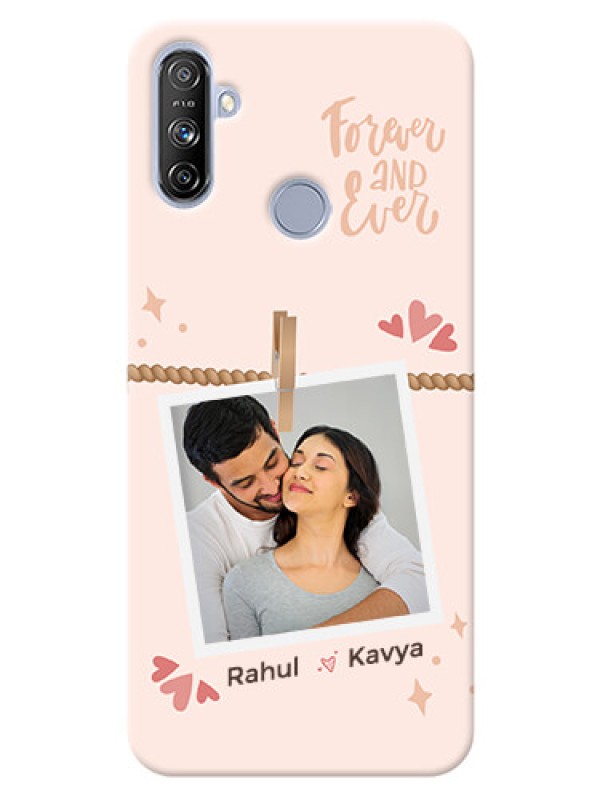 Custom Realme Narzo 20A Phone Back Covers: Forever and ever love Design