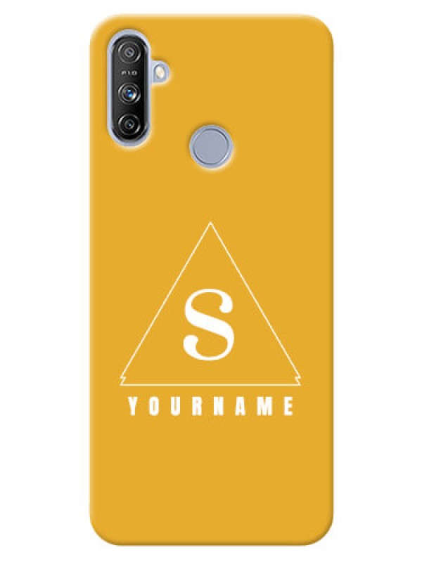 Custom Realme Narzo 20A Custom Mobile Case with simple triangle Design