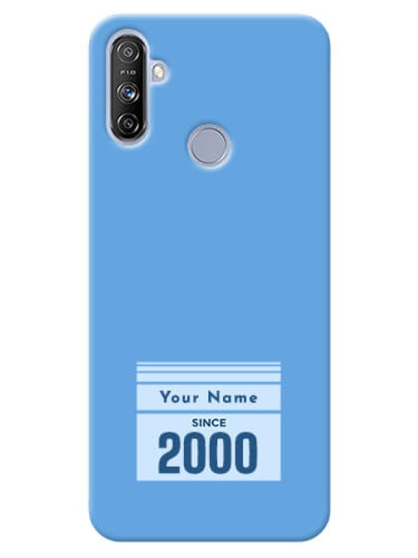Custom Realme Narzo 20A Mobile Back Covers: Custom Year of birth Design