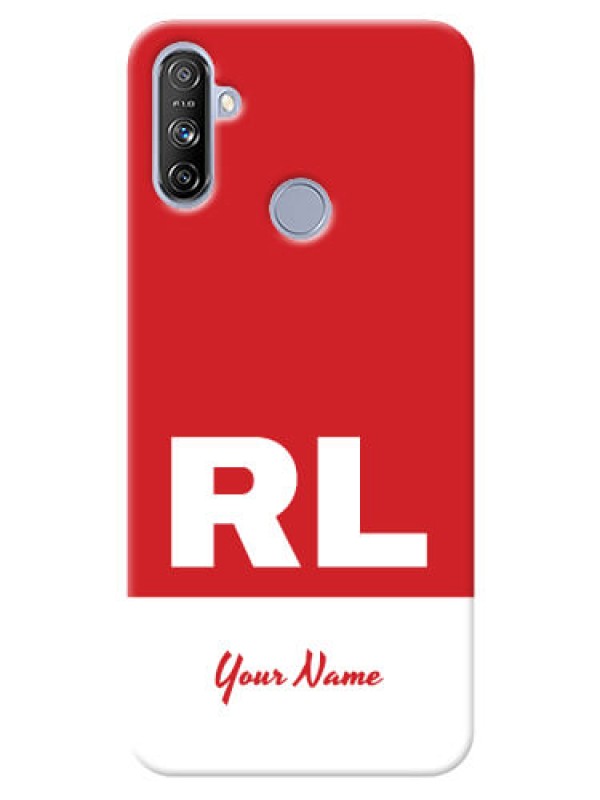 Custom Realme Narzo 20A Custom Phone Cases: dual tone custom text Design