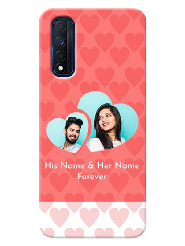 Custom Narzo 30 4G personalized phone covers: Couple Pic Upload Design
