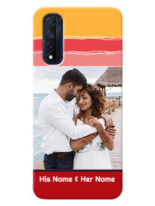 Custom Narzo 30 4G custom mobile phone covers: Colorful Case Design