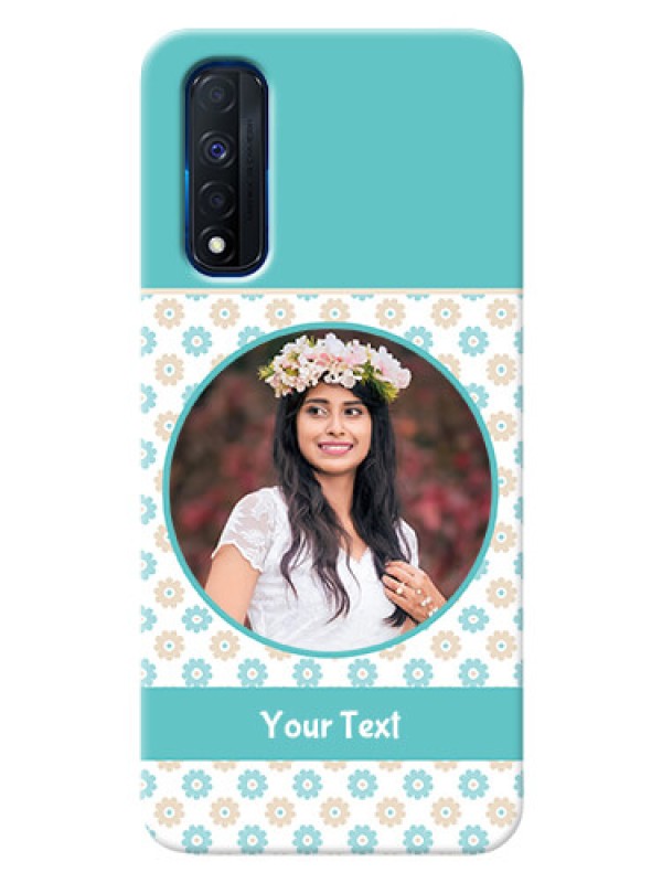 Custom Narzo 30 4G Custom Mobile Back Covers: Beautiful Flowers Design