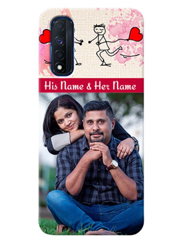 Custom Narzo 30 4G phone back covers: You and Me Case Design