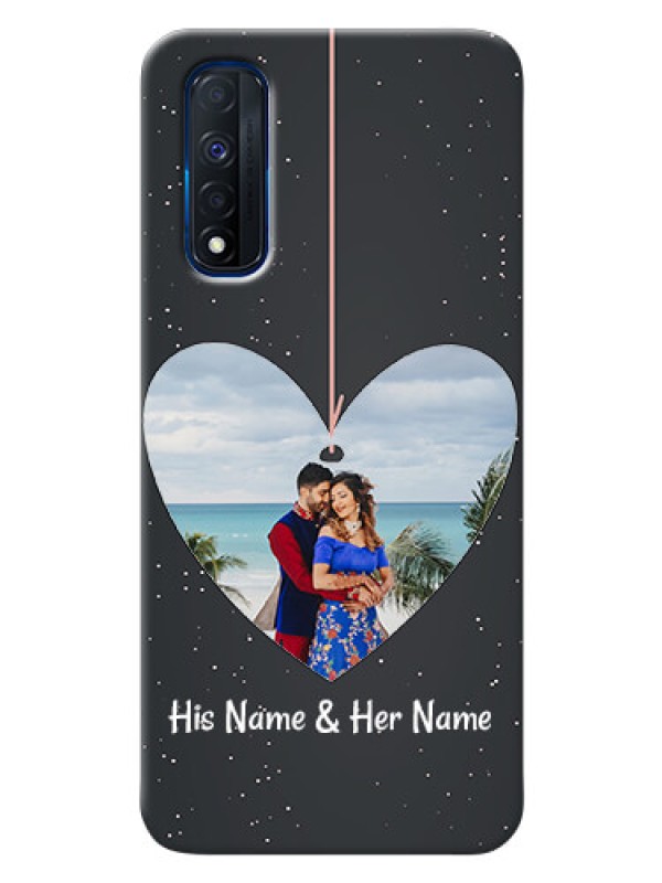 Custom Narzo 30 4G custom phone cases: Hanging Heart Design