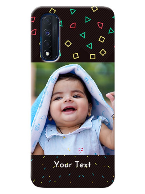 Custom Narzo 30 4G custom mobile cases with confetti birthday design