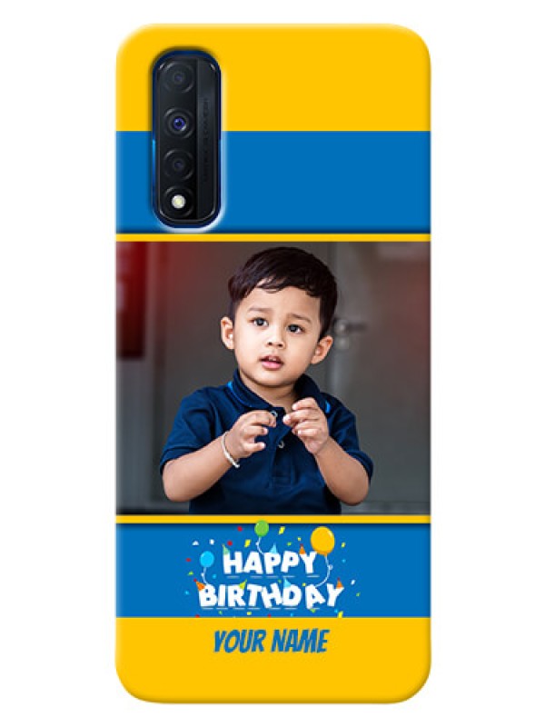 Custom Narzo 30 4G Mobile Back Covers Online: Birthday Wishes Design