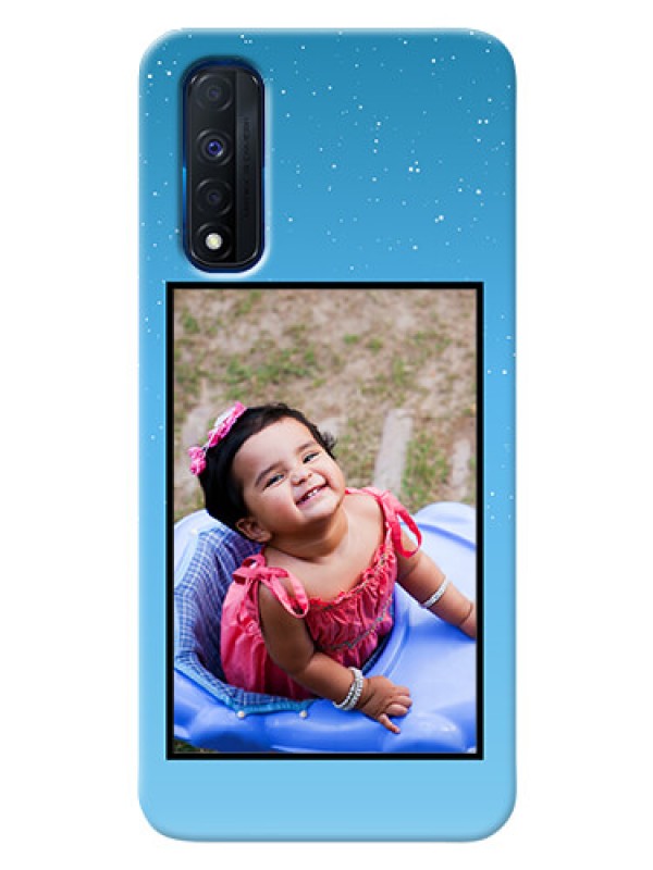 Custom Narzo 30 4G Phone Covers: Wave Pattern Colorful Design