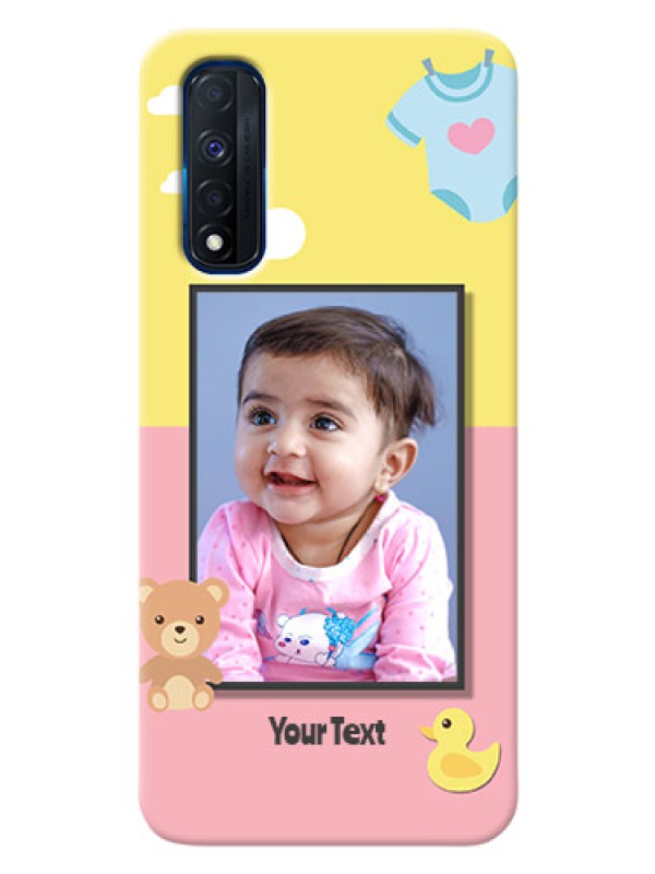 Custom Narzo 30 4G Back Covers: Kids 2 Color Design