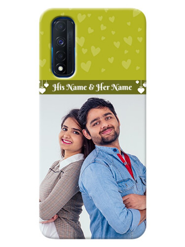 Custom Narzo 30 4G custom mobile covers: You & Me Heart Design