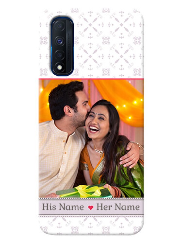 Custom Narzo 30 4G Phone Cases with Photo and Ethnic Design