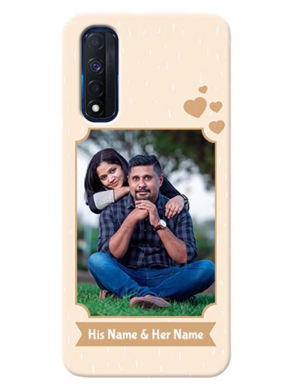 Custom Narzo 30 4G mobile phone cases with confetti love design 