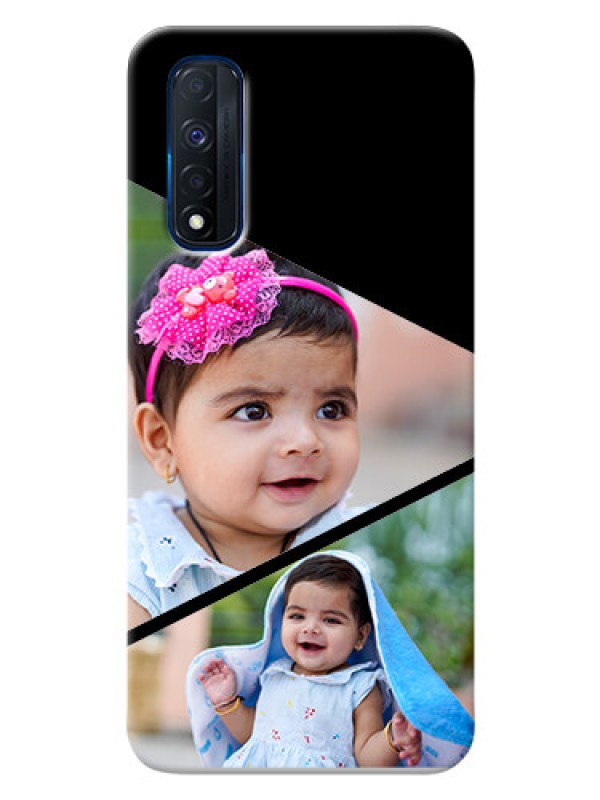 Custom Narzo 30 4G mobile back covers online: Semi Cut Design