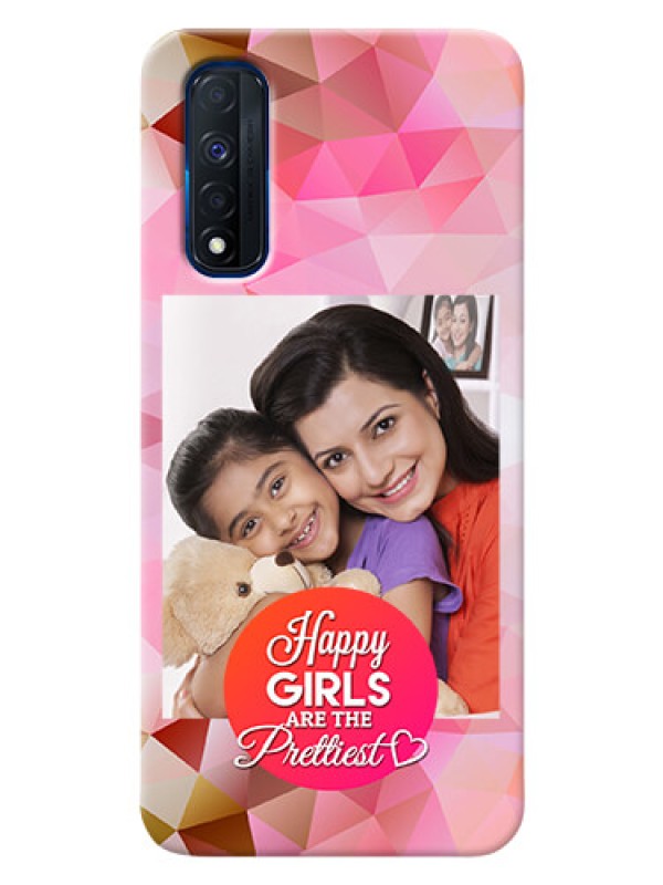 Custom Narzo 30 4G Personalized Phone Covers: Abstract Triangle Design