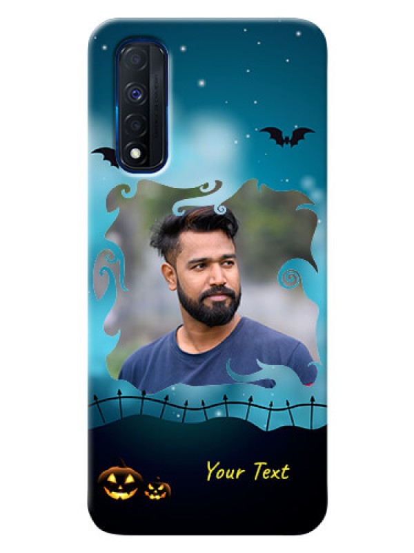 Custom Narzo 30 4G Personalised Phone Cases: Halloween frame design