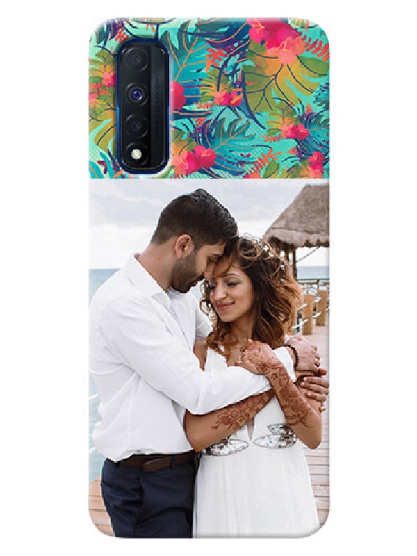 Custom Narzo 30 4G Personalized Phone Cases: Watercolor Floral Design
