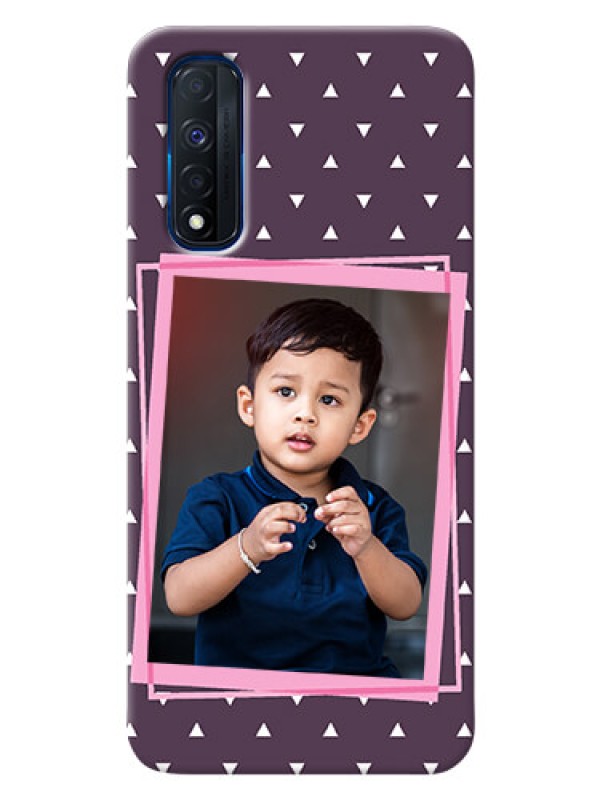 Custom Narzo 30 4G Phone Cases: Triangle Pattern Dotted Design