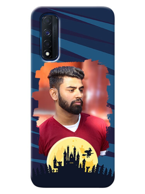 Custom Narzo 30 4G Back Covers: Halloween Witch Design 