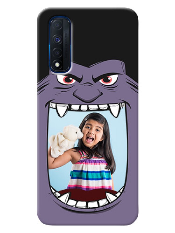 Custom Narzo 30 4G Personalised Phone Covers: Angry Monster Design